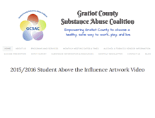 Tablet Screenshot of gratiotdrugfree.org